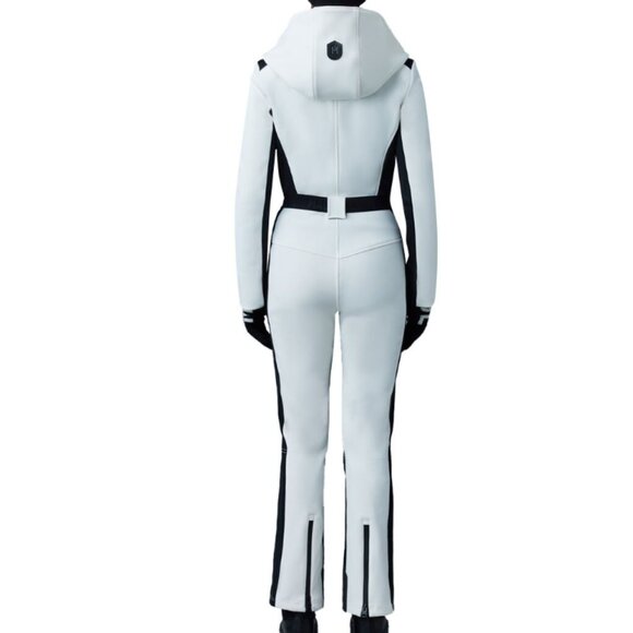 Mackage Elle Snow Fill Jumpsuit in Off White/Black - Picture 6 of 16